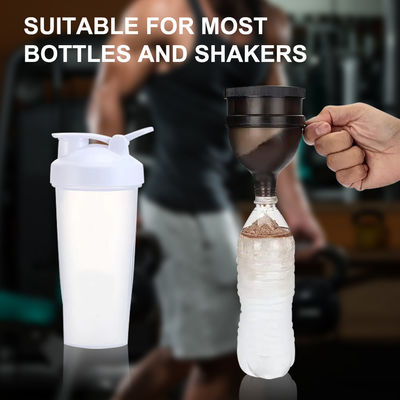 Τρόφιμα 4 OZ/120Ml Λευκώδης σκόνης με κλειδαριό φορητή και βολική συσκευή