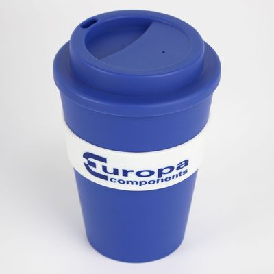 12oz 350ml PP Σιλικόνη Κάλυψη Μπαμπού ίνες επαναχρησιμοποιήσιμη κούπα καφέ με κάλυμμα Ένα ιδανικό αντικείμενο δωρεάς
