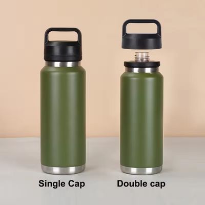 Ενήλικες 18 oz 26 oz 36 oz Μυστικά μπουκάλι νερού διπλό τοίχωμα από ανοξείδωτο χάλυβα γυμναστήριο Αθλητικά μπουκάλι ποτού