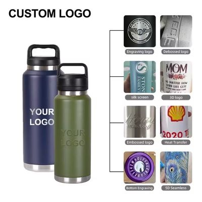 Ενήλικες 18 oz 26 oz 36 oz Μυστικά μπουκάλι νερού διπλό τοίχωμα από ανοξείδωτο χάλυβα γυμναστήριο Αθλητικά μπουκάλι ποτού
