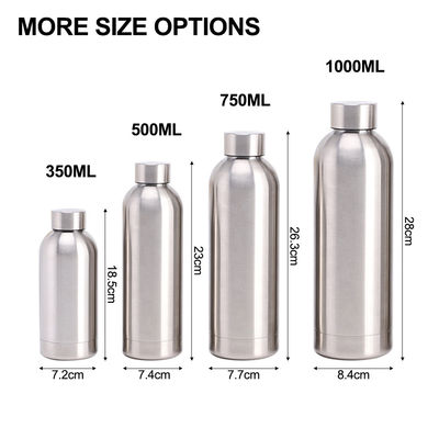 Διπλό τοίχωμα από ανοξείδωτο χάλυβα 750 ml μπουκάλι με μόνωση πόσιμου νερού κατασκευασμένο για βραστό νερό