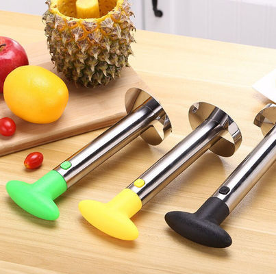 Ατσάλι από ανοξείδωτο χάλυβα 304 Ανανά Corer Slicer Γρήγορη κουζίνα Gadget για εύκολη αφαίρεση πυρήνα