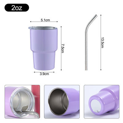 Επαναχρησιμοποιήσιμο Μίνι Tumbler Shot Glass 304 από ανοξείδωτο χάλυβα με προσαρμοσμένο λογότυπο