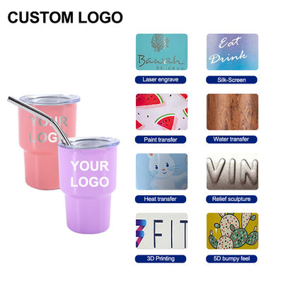 Επαναχρησιμοποιήσιμο Μίνι Tumbler Shot Glass 304 από ανοξείδωτο χάλυβα με προσαρμοσμένο λογότυπο