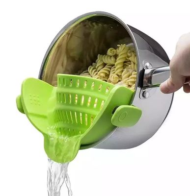 Ρυθμίσιμο Snap N Strain Pot Strainer και Pasta Strainer Ευέλικτο υλικό σιλικόνης