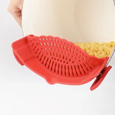 Ρυθμίσιμο Snap N Strain Pot Strainer και Pasta Strainer Ευέλικτο υλικό σιλικόνης