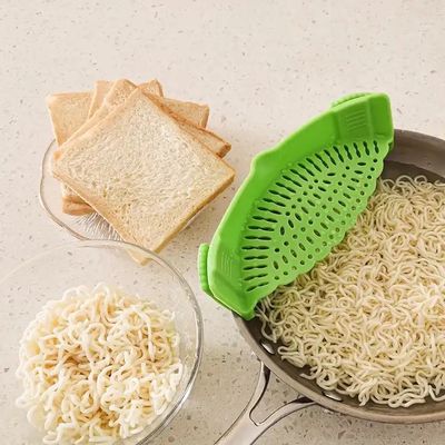 Ρυθμίσιμο Snap N Strain Pot Strainer και Pasta Strainer Ευέλικτο υλικό σιλικόνης