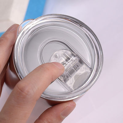 20OZ χωρητικότητα από ανοξείδωτο χάλυβα Thinny Tumbler με συρόμενο καπάκι και άχυρο Top επιλογή