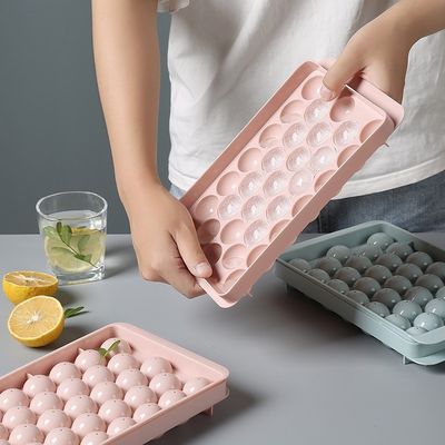 Προσαρμοσμένο BPA-Free κύκλος πάγο δίσκος για ψυγείο μικρός στρογγυλός πάγος κύβος δίσκοι στρογγυλή σφαίρα