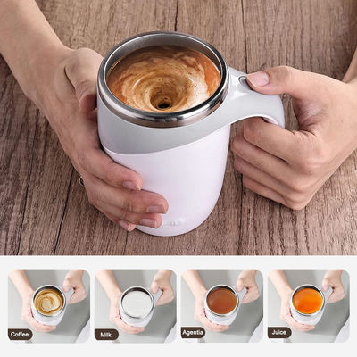 380 ml χωρητικότητα Ατσάλι μονωμένο αυτόματο μαγνητικό κύπελλο με χαρακτηριστικό αυτο-ανακίνησης