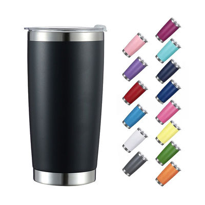 Ταξιδιωτική περίσταση 20oz μονωμένο καφέ tumbler με προσαρμοσμένο διπλό τοίχωμα από ανοξείδωτο χάλυβα