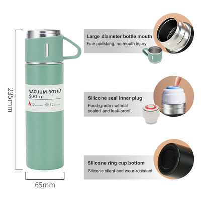 Ατσάλινο 17oz θερμοειδές μπουκάλι με λαβή 330g σχεδιασμένο για ενήλικες