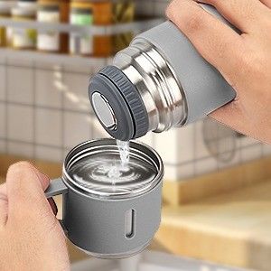 Ατσάλινο 17oz θερμοειδές μπουκάλι με λαβή 330g σχεδιασμένο για ενήλικες