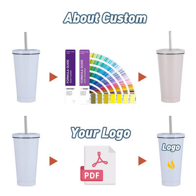 16oz 24oz Custom DIY Καφέ Κούπα Ταξίδι Κούπα Νερού Διπλό Τείχος Ατσάλι Tumbler