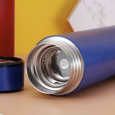Ψηφιακό φλασκί με LED θερμοκρασία μπουκάλι νερού Προσαρμοσμένη ποσότητα 1