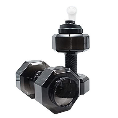 Ενήλικες PETG φιλικό προς το περιβάλλον 2.6L μπουκάλι νερού σε σχήμα νταμπέλ για αθλητικές ασκήσεις φυσικής κατάστασης