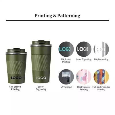 Μεταλλικό Custom Vacuum Isolated Tumbler Car Cup Διπλό τοίχωμα από ανοξείδωτο χάλυβα ταξιδιωτικό φλιτζάνι καφέ