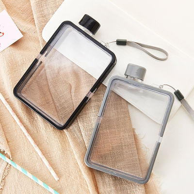 380 ml BPA Free Square Sport μπουκάλι νερού με προσαρμοσμένο λογότυπο και μινιμαλιστικό σχέδιο