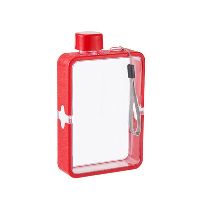 380 ml BPA Free Square Sport μπουκάλι νερού με προσαρμοσμένο λογότυπο και μινιμαλιστικό σχέδιο