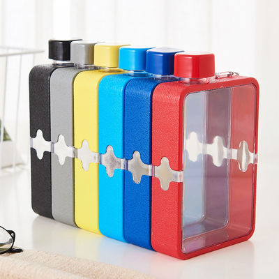 380 ml BPA Free Square Sport μπουκάλι νερού με προσαρμοσμένο λογότυπο και μινιμαλιστικό σχέδιο