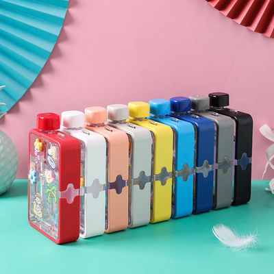 380 ml BPA Free Square Sport μπουκάλι νερού με προσαρμοσμένο λογότυπο και μινιμαλιστικό σχέδιο