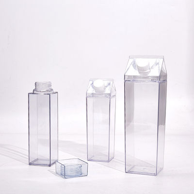 16oz 32oz Περιβαλλοντικά φιλικό για τα παιδιά μπουκάλι νερού Διαυγές γάλα Καρτόνι Custom Design Λογότυπο