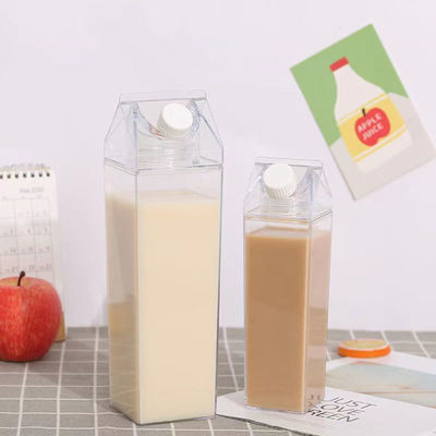 16oz 32oz Περιβαλλοντικά φιλικό για τα παιδιά μπουκάλι νερού Διαυγές γάλα Καρτόνι Custom Design Λογότυπο