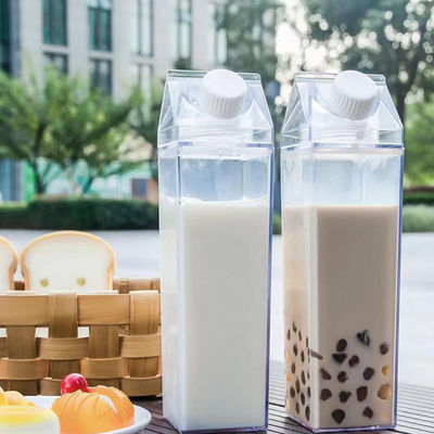 16oz 32oz Περιβαλλοντικά φιλικό για τα παιδιά μπουκάλι νερού Διαυγές γάλα Καρτόνι Custom Design Λογότυπο