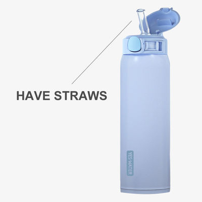 Απευθείας κατανάλωση 500 ml μπουκάλι μονόκλισης από ανοξείδωτο χάλυβα με αυτοτελή άχυρο 2022