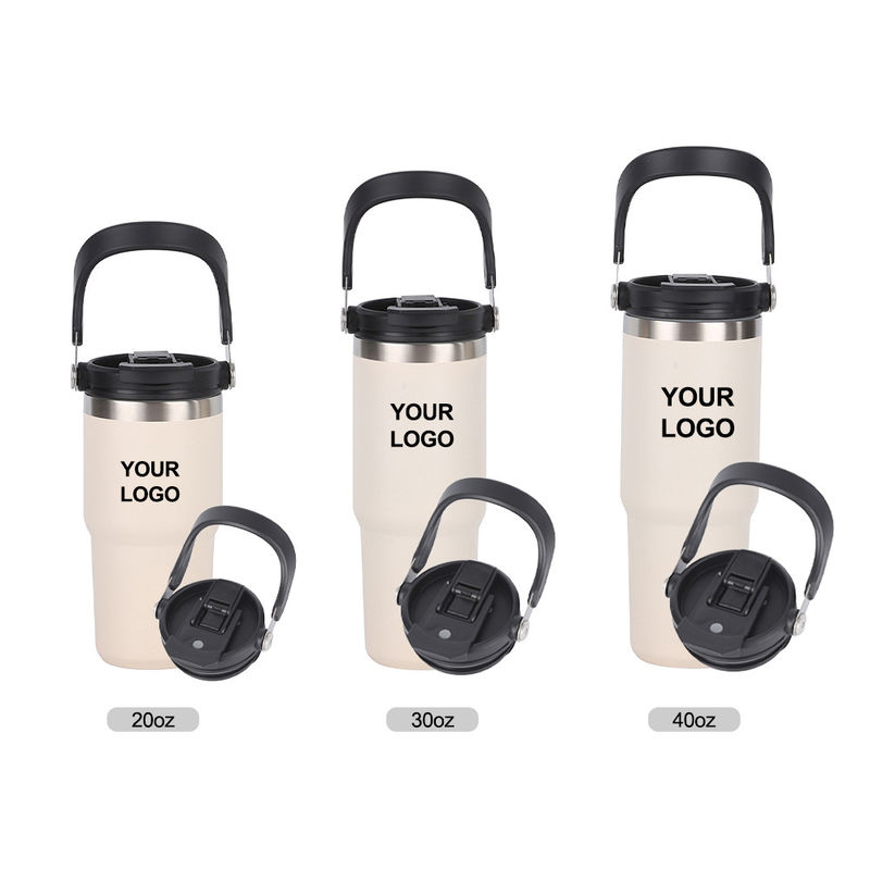 20oz 304 Stainless Steel φορητό ποτήρι αυτοκινήτου και ταξιδιωτικό φιλικό με απομόνωση κενού