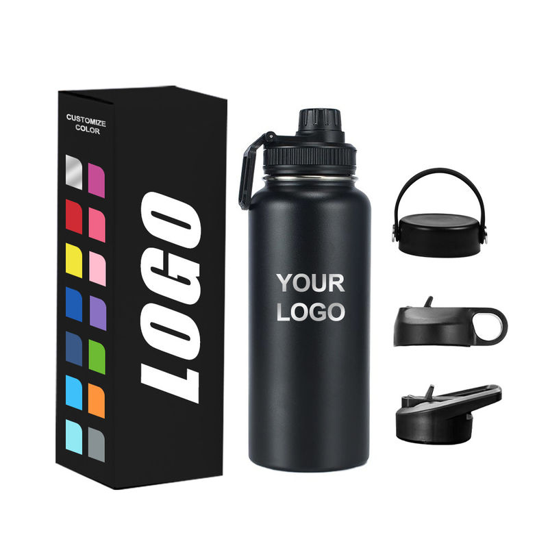 32oz/64oz Βακούμι μπουκάλι νερού για άμεση κατανάλωση στο Sport GYM από ανοξείδωτο χάλυβα