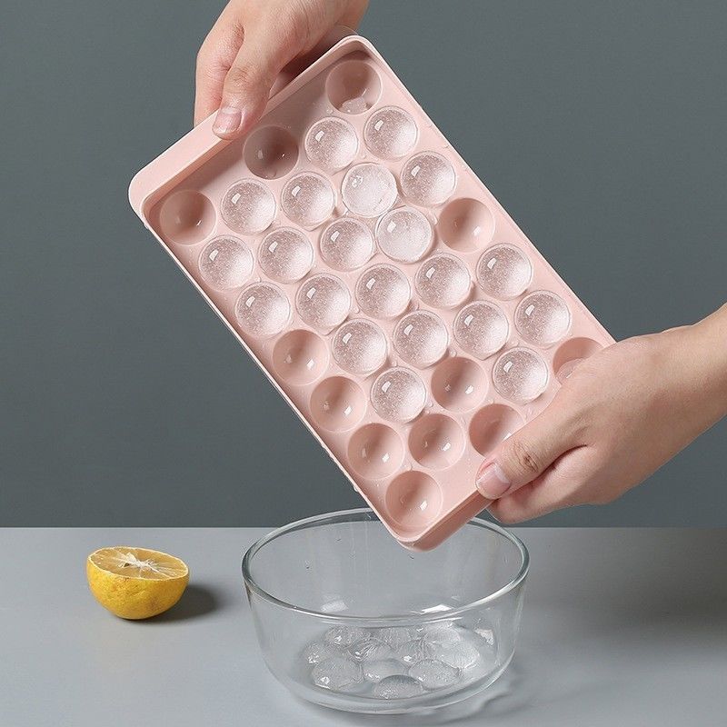 Προσαρμοσμένο BPA-Free κύκλος πάγο δίσκος για ψυγείο μικρός στρογγυλός πάγος κύβος δίσκοι στρογγυλή σφαίρα