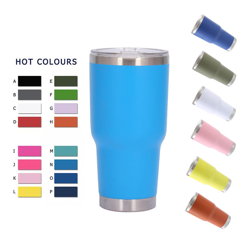 30oz BPA ΔΩΡΕΑΝΙΚΑ Απομονωμένο Tumbler Ατσάλινο Ατμοσφαιρικό Κύπελλο με Κεπάκι Λογικό Πελάτη