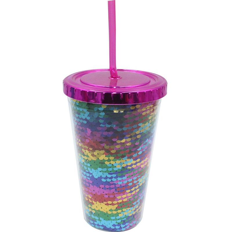 Προσαρμοσμένο λογότυπο Glitter Tumbler με άχυρο και κάλυμμα για το νερό που ρέει με επικάλυψη κατά της διάβρωσης